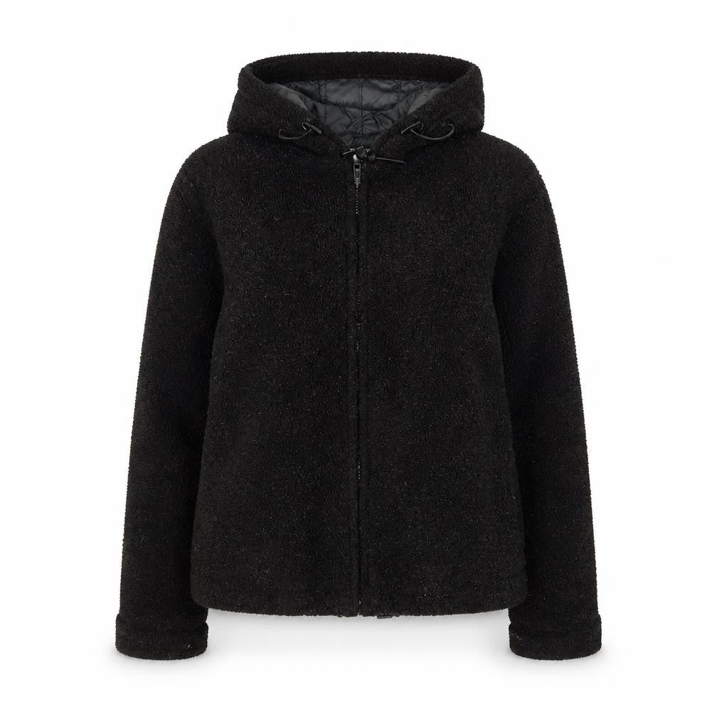 Moto Jeanswear Women's Black Hooded Jacket Size 10
