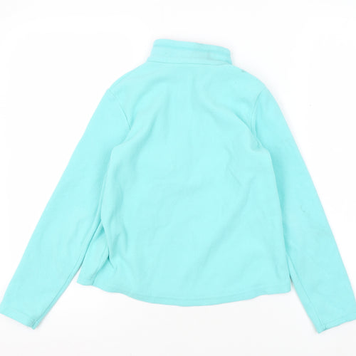 Quechua Girls Blue 1/2 Zip Fleece Sweatshirt 8-9 Years