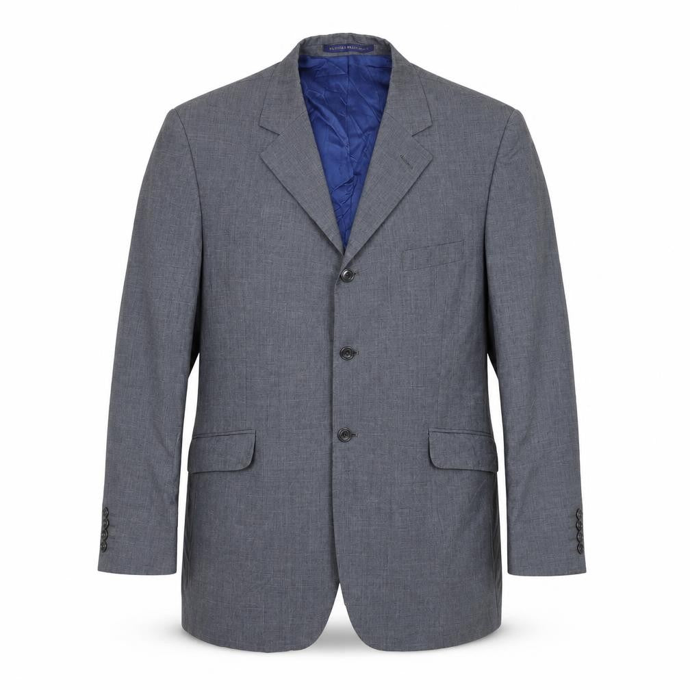 Front view of Marks & Spencer Men's Grey 44R Blazer Jacket