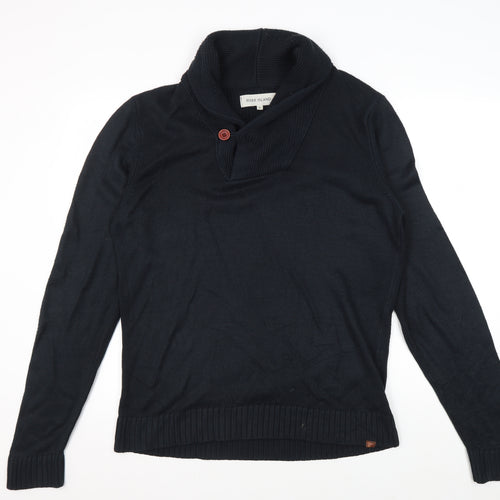 River Island Men's Black Pullover Jumper M