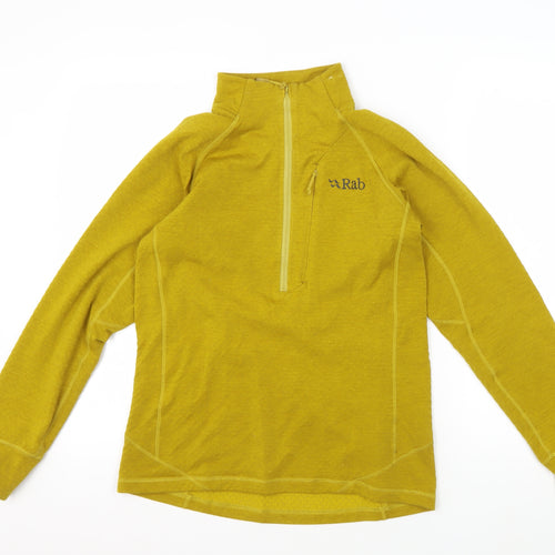 Rab Gold Men's Long Sleeve Activewear Top, Size S