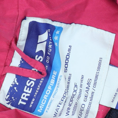 Trespass Women's Pink Anorak Jacket Size 14