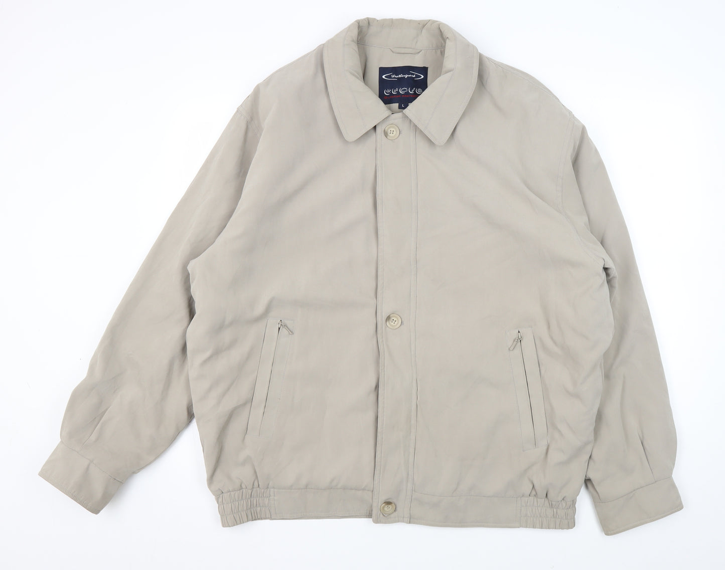 Weatherguard Men's Beige L Basic Jacket, Casual Outdoor