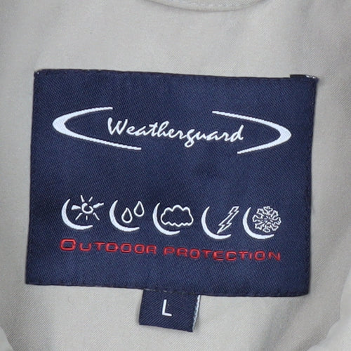 Weatherguard Men's Beige L Basic Jacket, Casual Outdoor