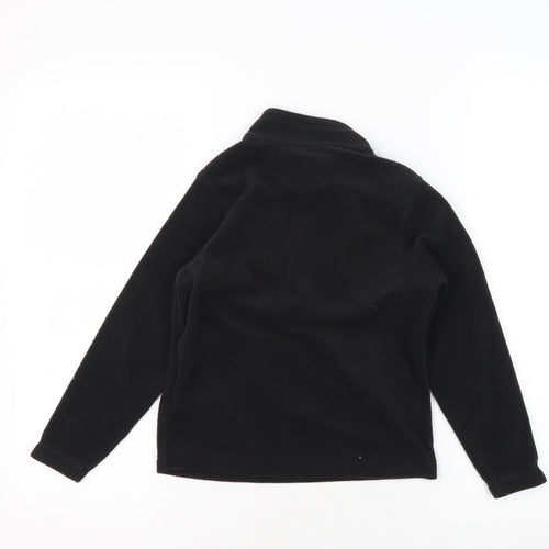 Regatta Boys Black Fleece Sweatshirt, 7-8 Years, High Neck