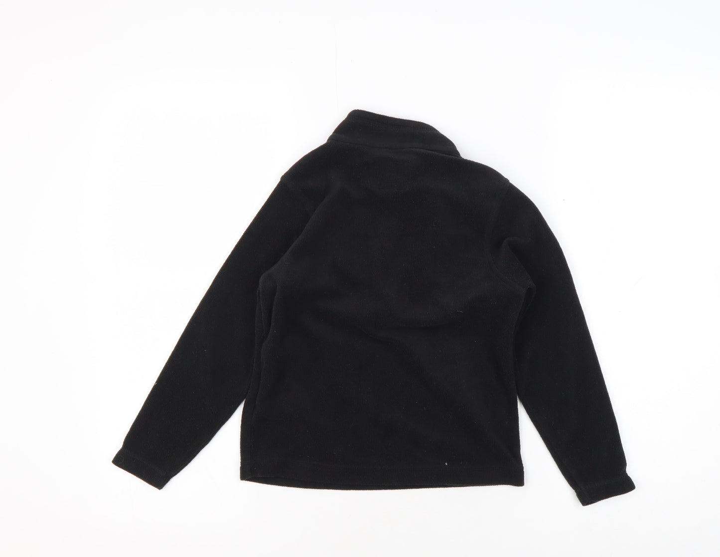 Regatta Boys Black Fleece Sweatshirt, 7-8 Years, High Neck