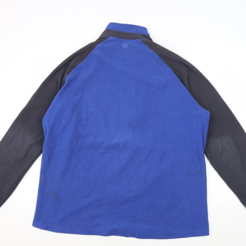 Peter Storm Men's Blue Fleece Henley Sweatshirt L
