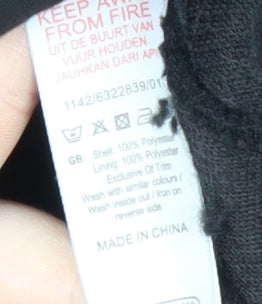 New Look Women's Black Fleece Sweatshirt, Size S