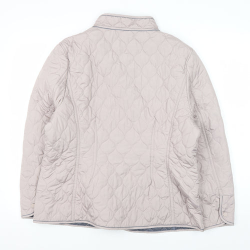 VIZ A VIZ Women's Beige Quilted Jacket Size 16