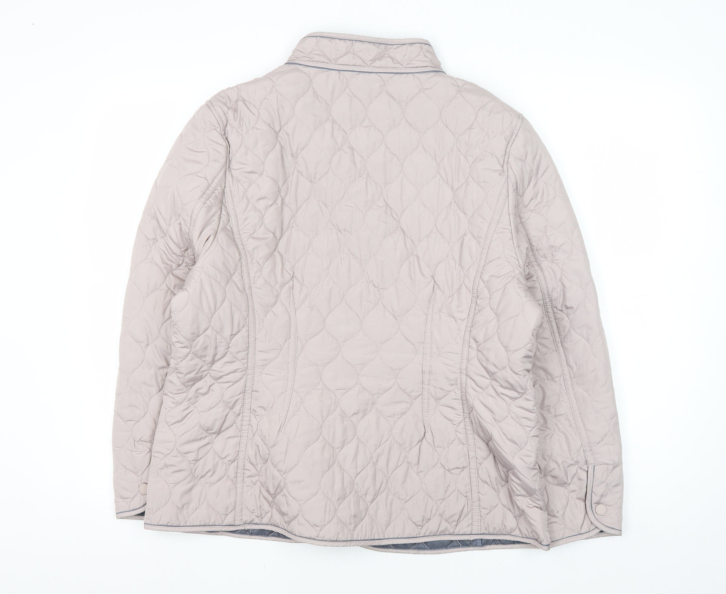 VIZ A VIZ Women's Beige Quilted Jacket Size 16