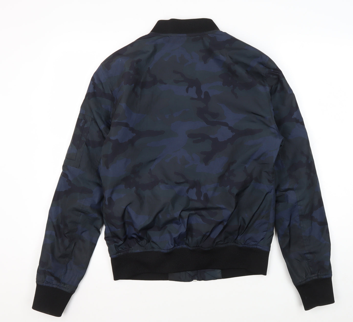 Zara Man Men's Camouflage Bomber Jacket S