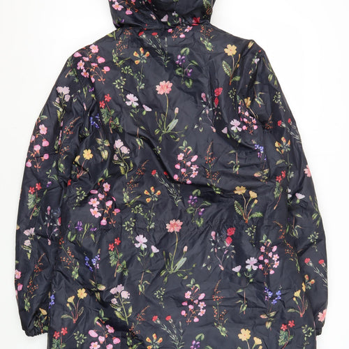 Cotton Traders Women's Floral Parka, Size 14, Hooded