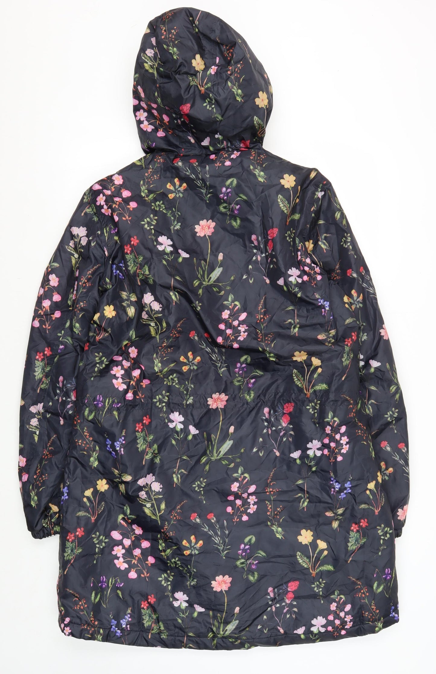 Cotton Traders Women's Floral Parka, Size 14, Hooded