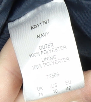 Cotton Traders Women's Floral Parka, Size 14, Hooded