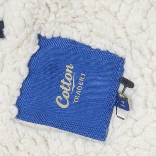 Cotton Traders Women's Floral Parka, Size 14, Hooded