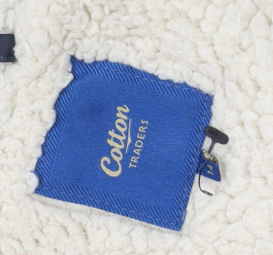 Cotton Traders Women's Floral Parka, Size 14, Hooded