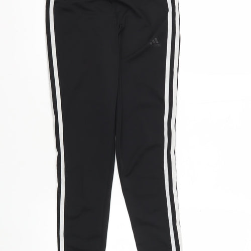 Adidas Women’s Black Track Pants, Size S, Moisture Wicking