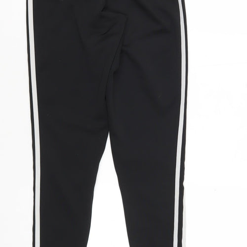 Adidas Women’s Black Track Pants, Size S, Moisture Wicking