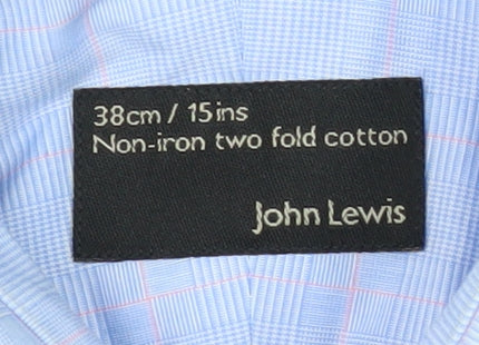 John Lewis Men's Blue Dress Shirt - Size 15