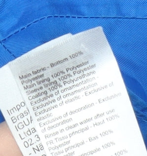 Tribord Boys Blue Waterproof Rain Coat Jacket 8-9 Years