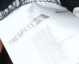 Trespass Men's Black Pullover Sweatshirt, S - Lightweight Fleece