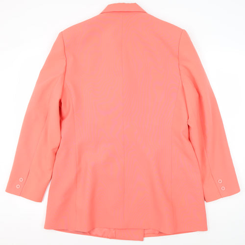 Modern Classics Women's Pink Double-Breasted Blazer