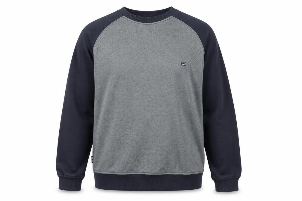 Ellesse Men's Blue Grey Sweatshirt L Logo Long Sleeve