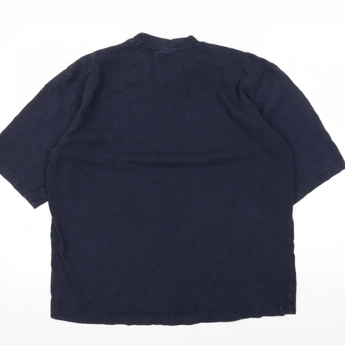 Lee Cooper Men's Blue Medium Crew Neck T-Shirt