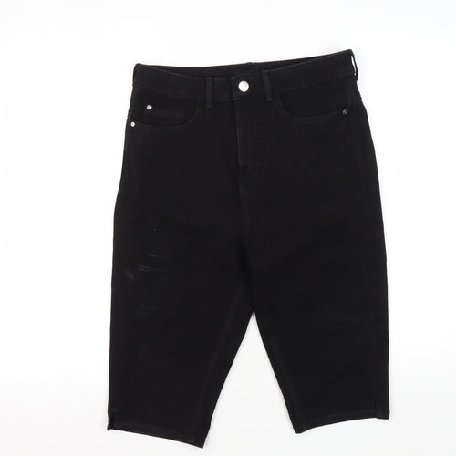 Marks & Spencer Women's Black Shorts, Size 12, Casual Comfort