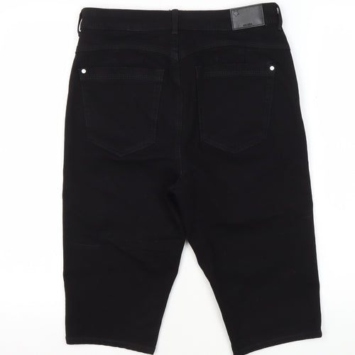 Marks & Spencer Women's Black Shorts, Size 12, Casual Comfort