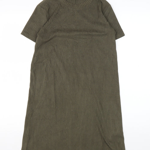 Zara Women’s Green Sheath Dress - Size 10