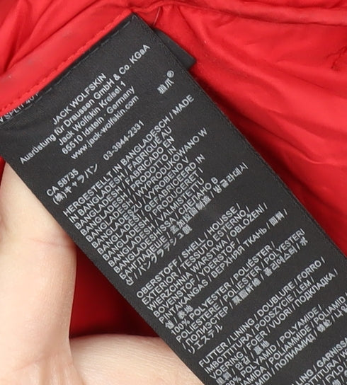 Jack Wolfskin Men's Grey Puffer Jacket Size L