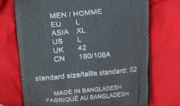 Jack Wolfskin Men's Grey Puffer Jacket Size L