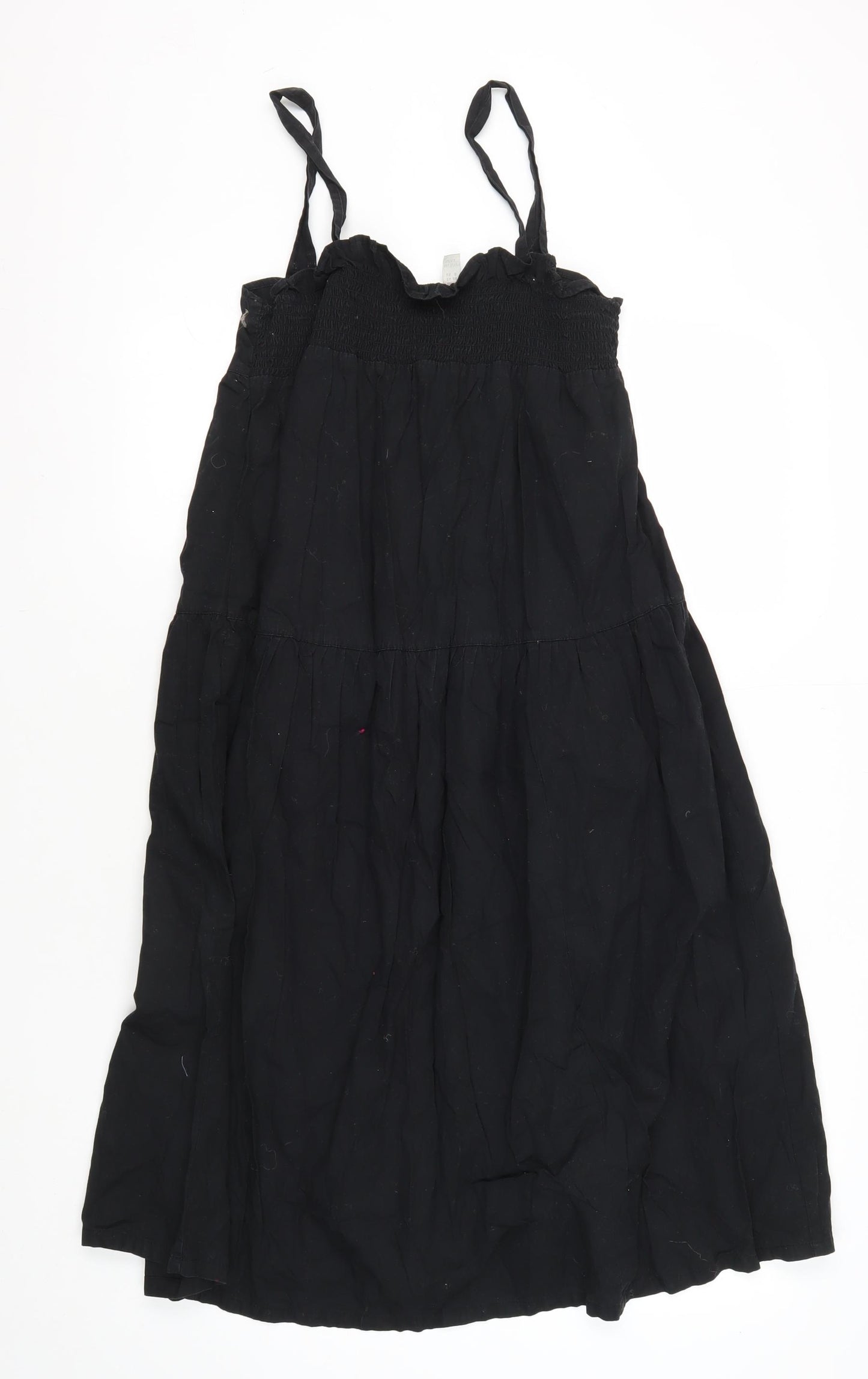 ASOS Black Cotton Dress Women Size 10