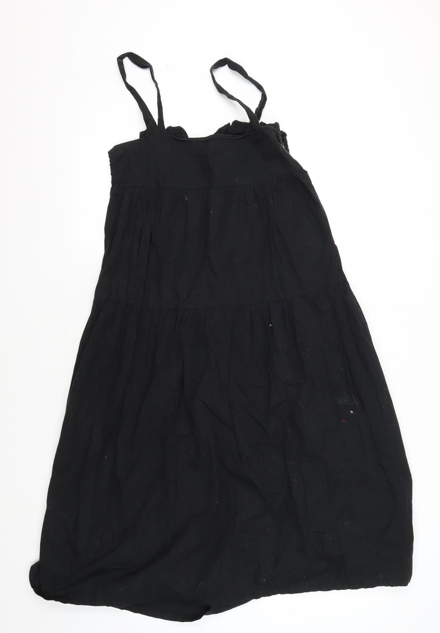 ASOS Black Cotton Dress Women Size 10
