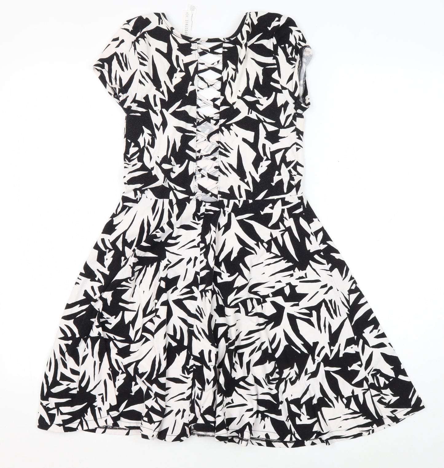 Aeropostale Women's Black Geometric Dress M