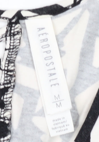 Aeropostale Women's Black Geometric Dress M