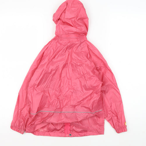 Hi Gear Girls Pink Rain Coat 5-6 Years Hooded Lightweight Jacket