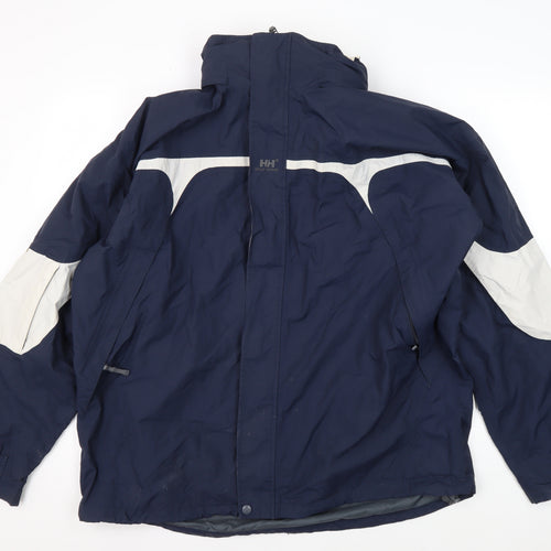 Helly Hansen Men's Blue XL Anorak Jacket, Waterproof