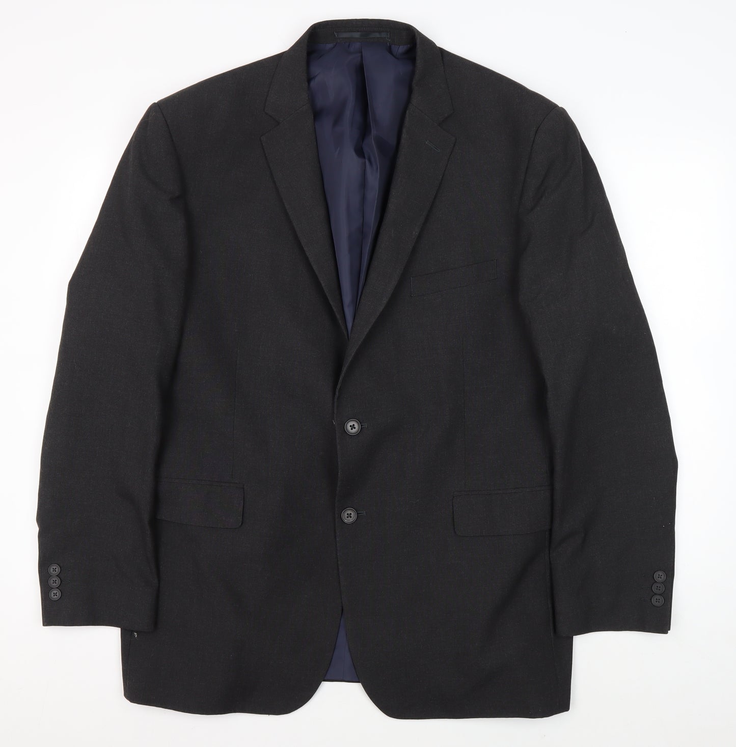 Scott & Taylor Men's Black Blazer 46R Regular Fit