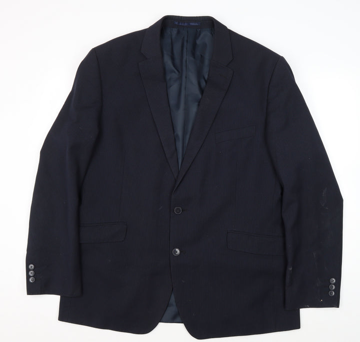 Scott & Taylor Men's Blue Blazer, Size 46, Regular Fit