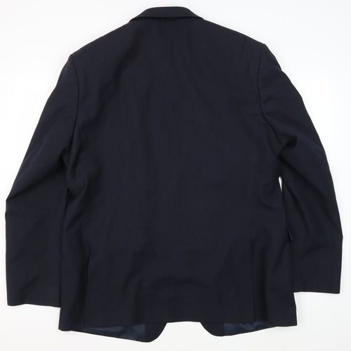 Scott & Taylor Men's Blue Blazer, Size 46, Regular Fit