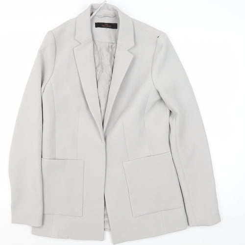 Next Women's Grey Blazer Suit Regular Fit Size 8