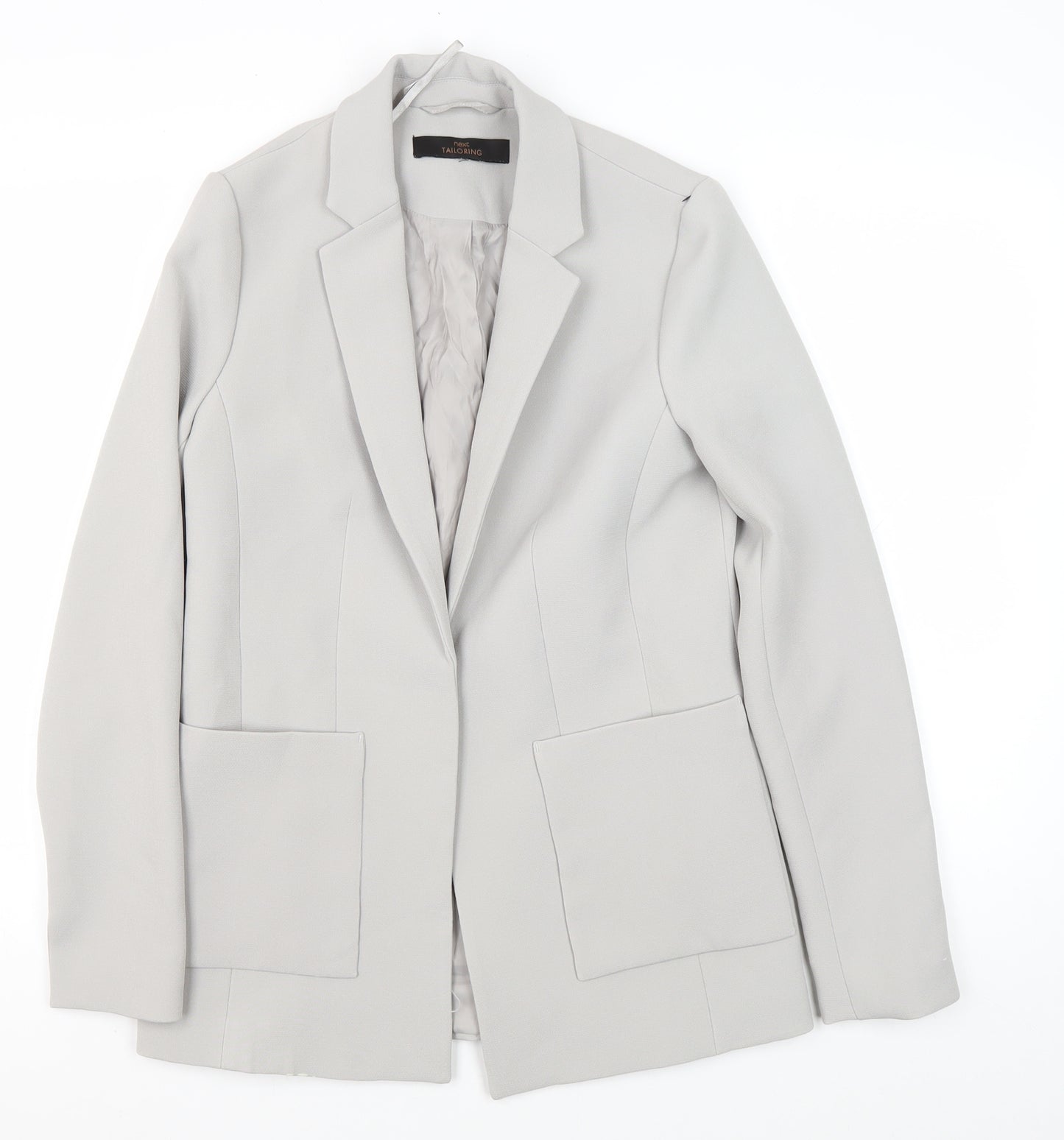 Next Women's Grey Blazer Suit Regular Fit Size 8