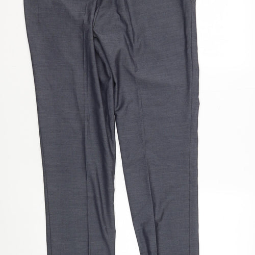 Topman Men's Blue Trousers Size L