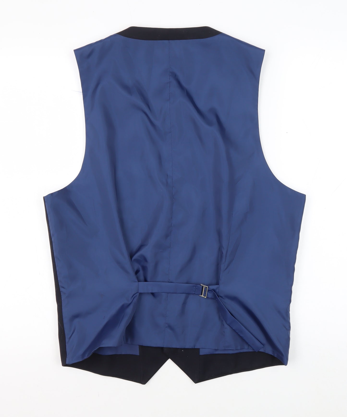 ONESIX5IVE Men's Blue Slim Fit Waistcoat Size 40R