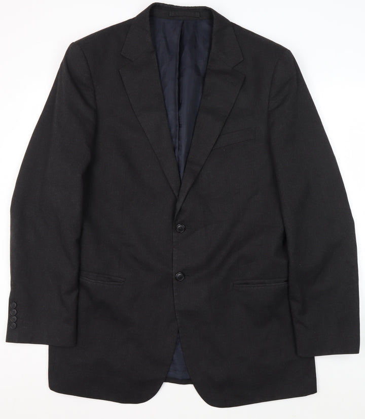 Marks and Spencer Men's Black Blazer 42 Long Jacket