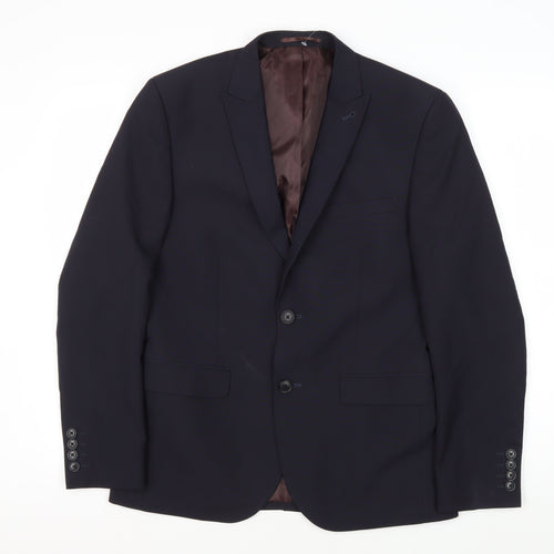 Next Men's Blue Slim Fit Blazer, 38S Formal