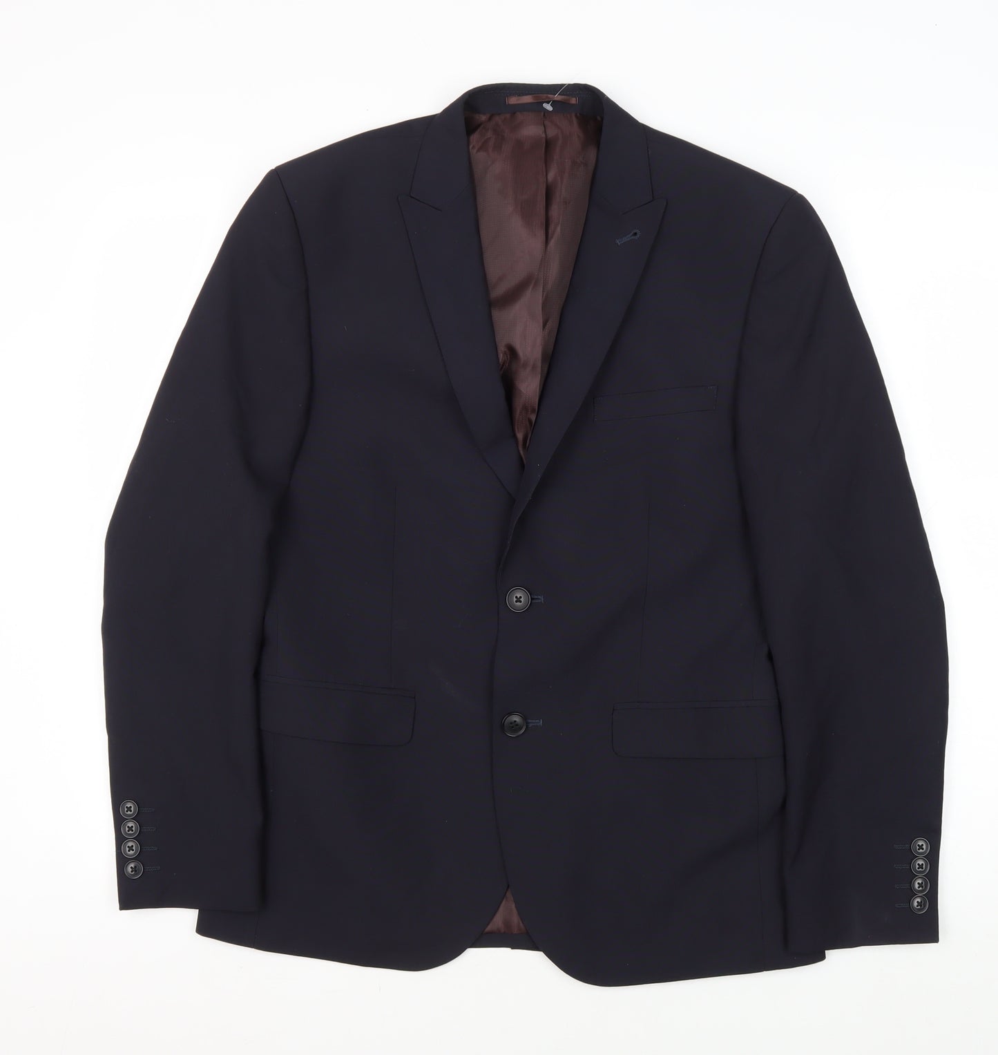 Next Men's Blue Slim Fit Blazer, 38S Formal