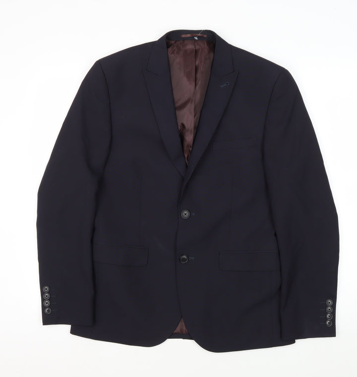 Next Men's Blue Slim Fit Blazer, 38S Formal